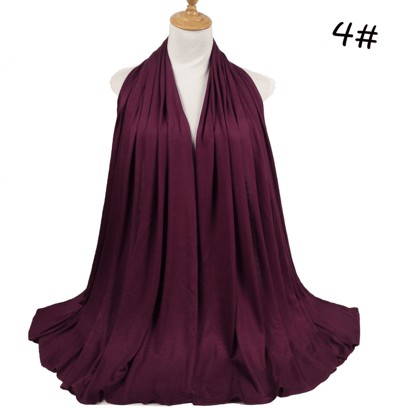 large modal cotton long scarf, view 5 - MRSLM