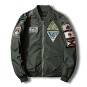 men's baseball collar zip jacket, view 2 - MRSLM