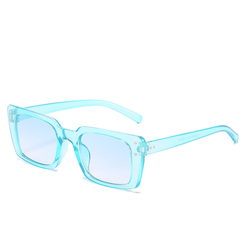 women's bright black square sunglasses, view 8 - MRSLM