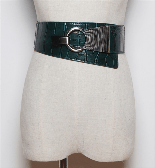 women's wide elastic waist belt, view 5 - MRSLM