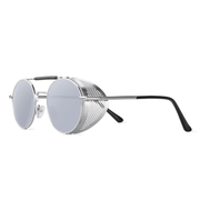 steampunk round metal sunglasses, view 6 - MRSLM