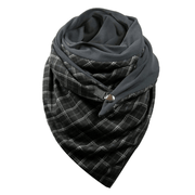 Padded warm printed shawl scarf, view 4 - MRSLM