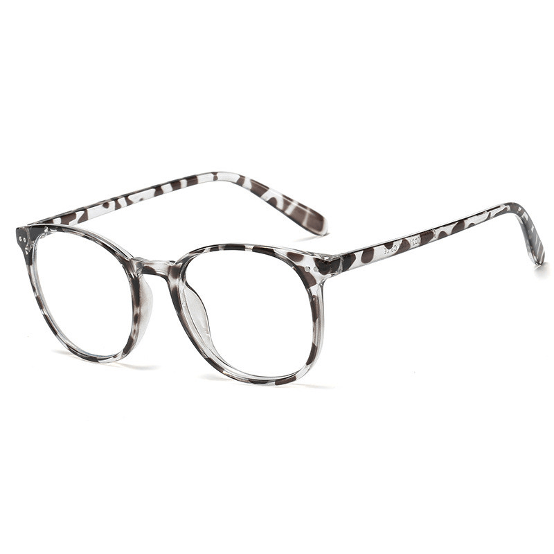 retro round flat mirror glasses, view 3 - MRSLM