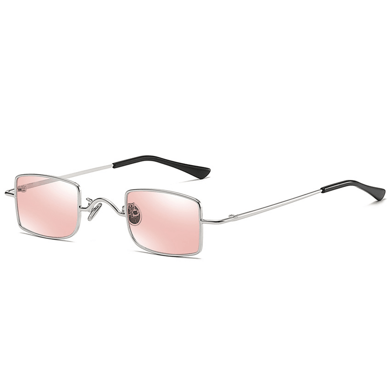 Metal mini small frame retro sunglasses, view 8 - MRSLM