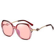 polarized round mirror sunglasses, view 3 - MRSLM