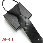 Men's striped polyester silk tie - MRSLM