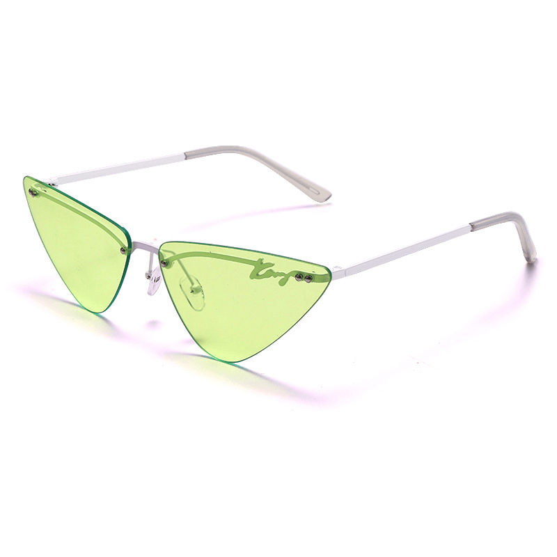 Cat-eye triangle sunglasses, view 2 - MRSLM