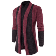 men's slim knit cardigan sweater, view 2 - MRSLM