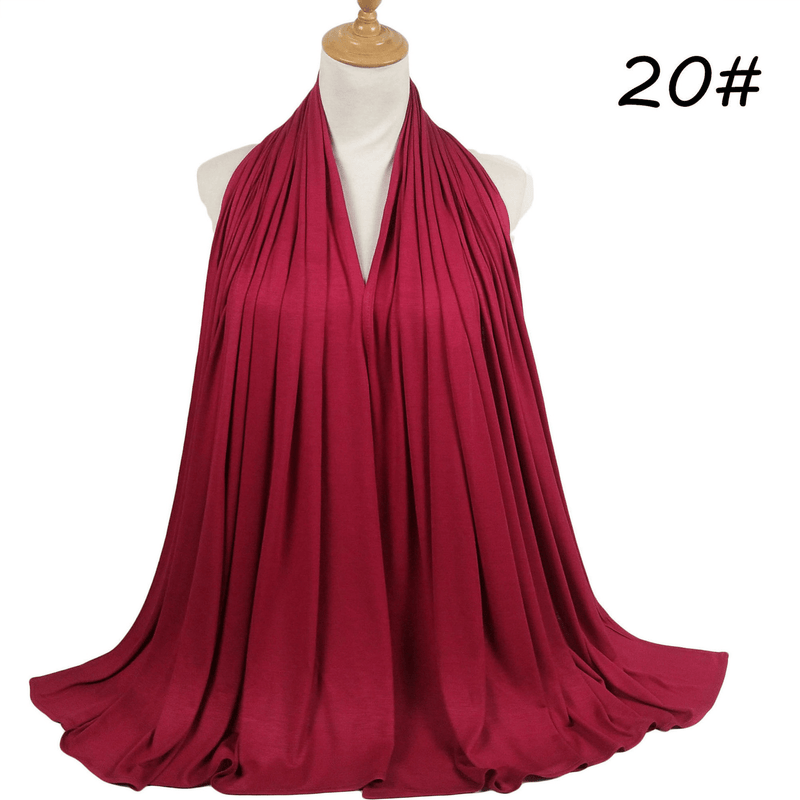 large modal cotton long scarf, view 20 - MRSLM