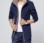 men's slim fit woolen coat, view 6 - MRSLM