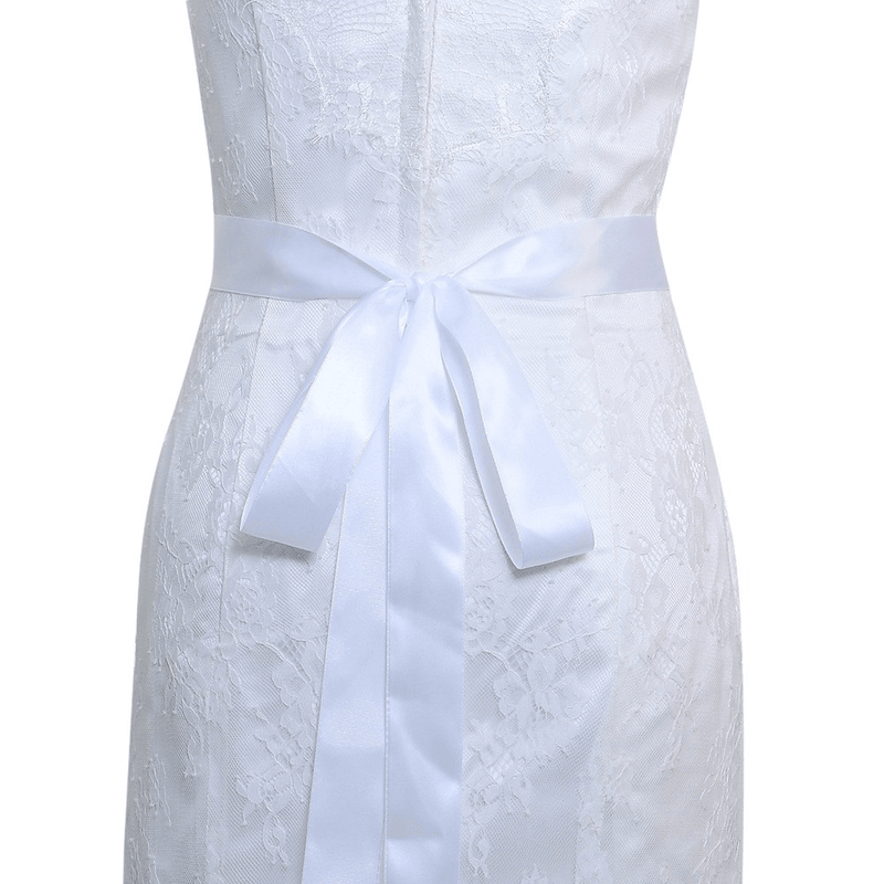 Bridal rhinestone wide belt, view 11 - MRSLM