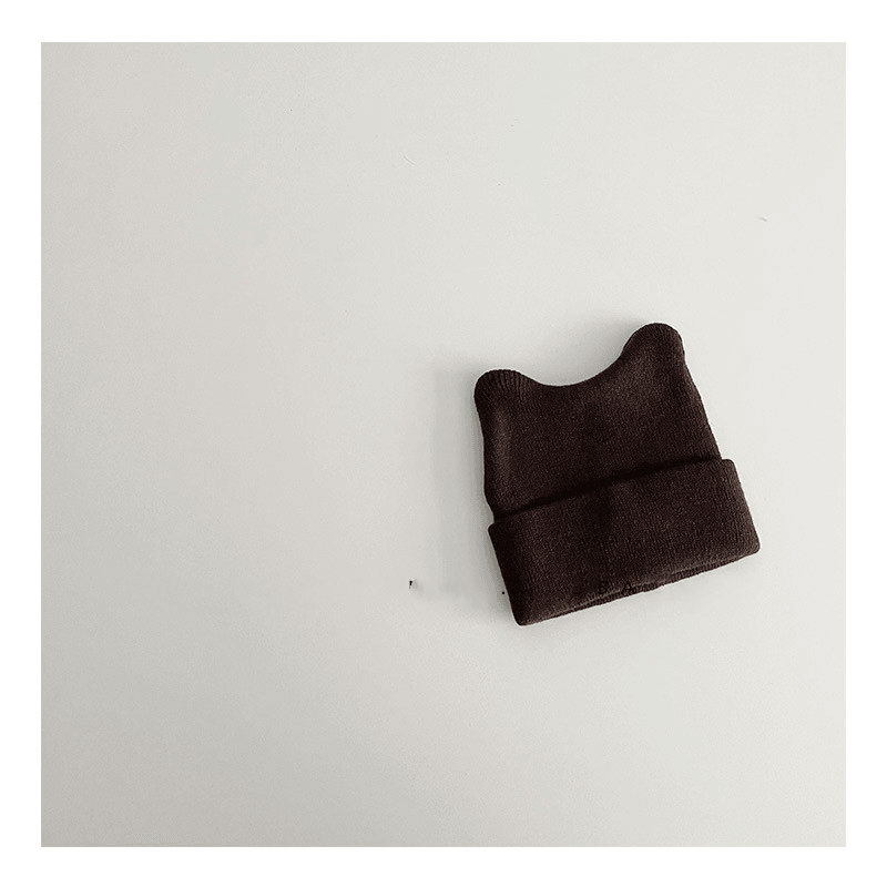 Children's knitted pullover cap, view 7 - MRSLM