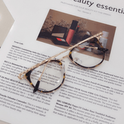 round metal flat glasses frame, view 6 - MRSLM