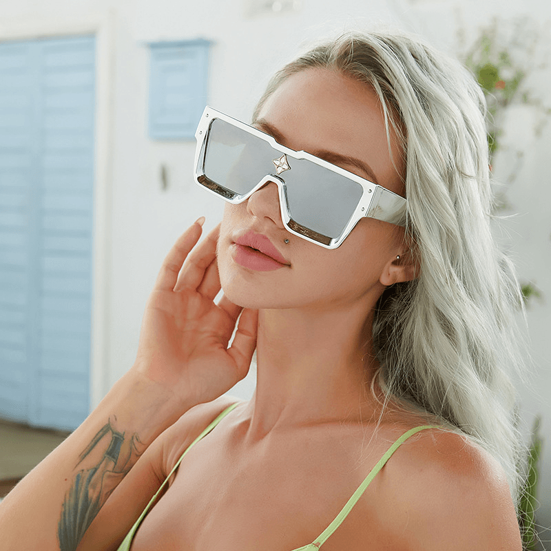 women's oversized square sunglasses - MRSLM
