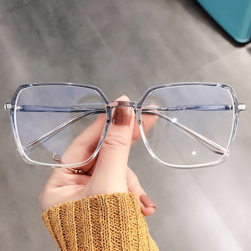 unisex TR90 square anti-blue light glasses, view 5 - MRSLM
