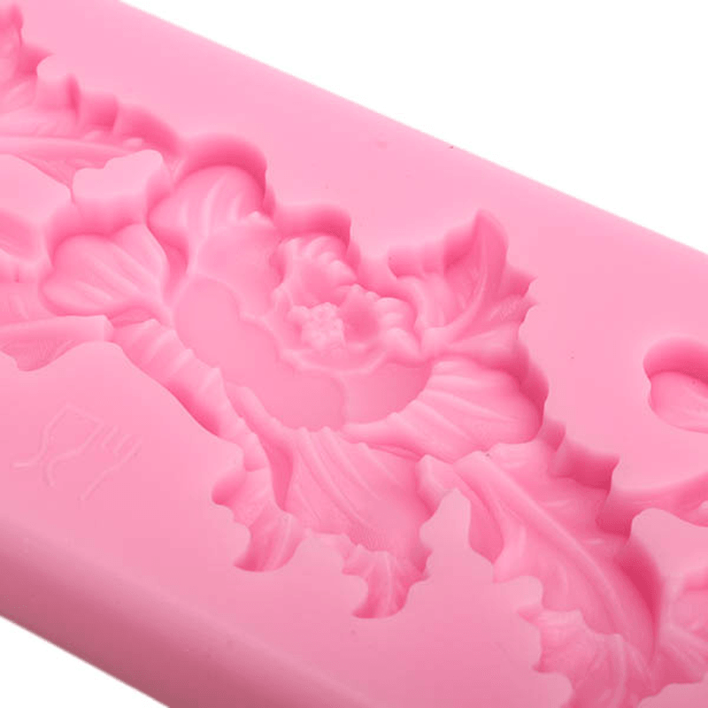 Carving Silicone Fondant Mold Cake Decorating Mould Gum Paste Sugarpaste Mold FDA LFGB - MRSLM