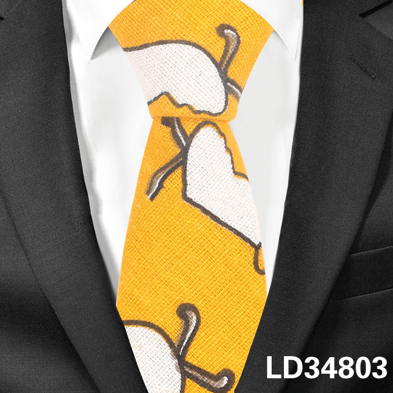 cartoon animal print tie, view 19 - MRSLM