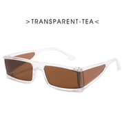 punk series retro square sunglasses, view 3 - MRSLM
