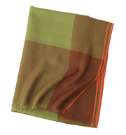 Multicolor plaid long scarf, view 11 - MRSLM