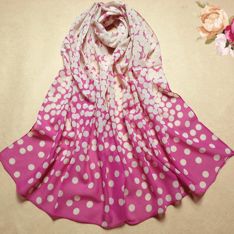 women's long chiffon scarf, view 4 - MRSLM