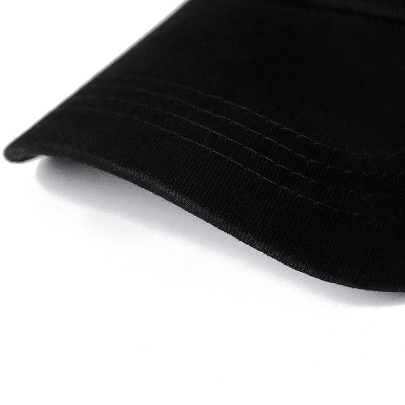 cotton baseball cap with embroidery, view 8 - MRSLM