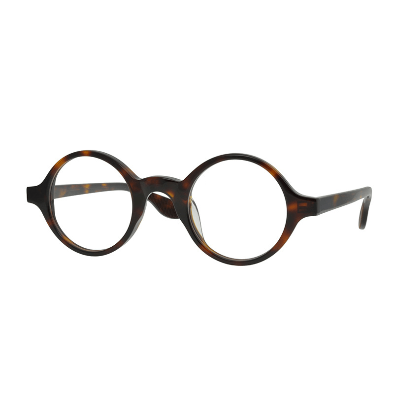 round full frame glasses frame, view 3 - MRSLM