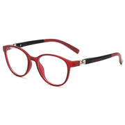 retro kids glasses frame flat lenses, view 3 - MRSLM