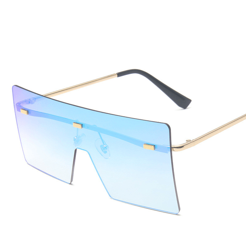 Large one-piece square sunglasses, view 10 - MRSLM