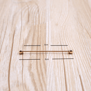 men's tie pin, view 3 - MRSLM