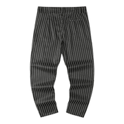 New European Style Striped Stitching Button-Style Slim-Fit Men'S Casual Pants - MRSLM