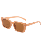 women's bright black square sunglasses, view 2 - MRSLM
