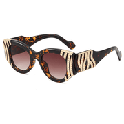 women's leopard fashion sunglasses, view 6 - MRSLM