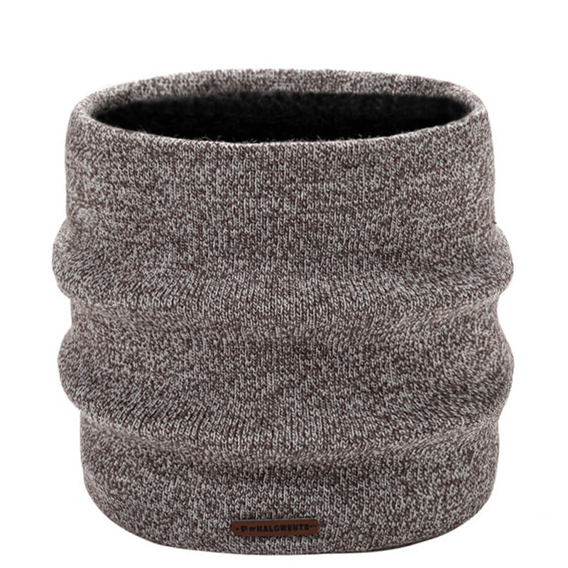 men's knitted pullover scarf, view 11 - MRSLM