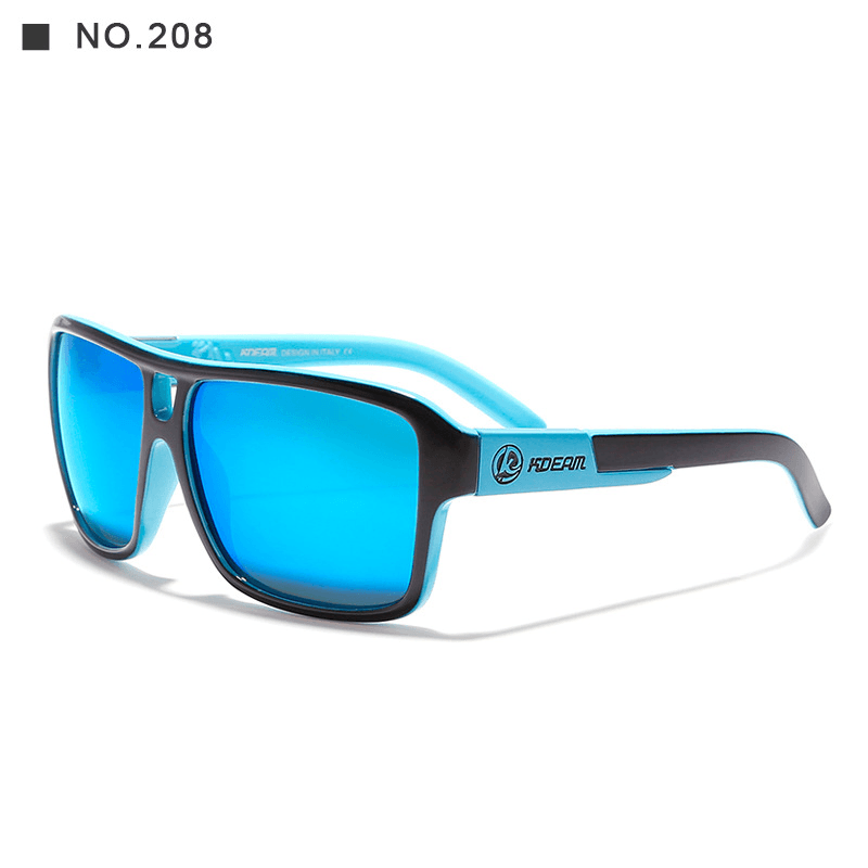 Square polarized cycling sunglasses, view 8 - MRSLM