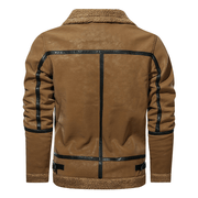 men's PU leather jacket, view 7 - MRSLM