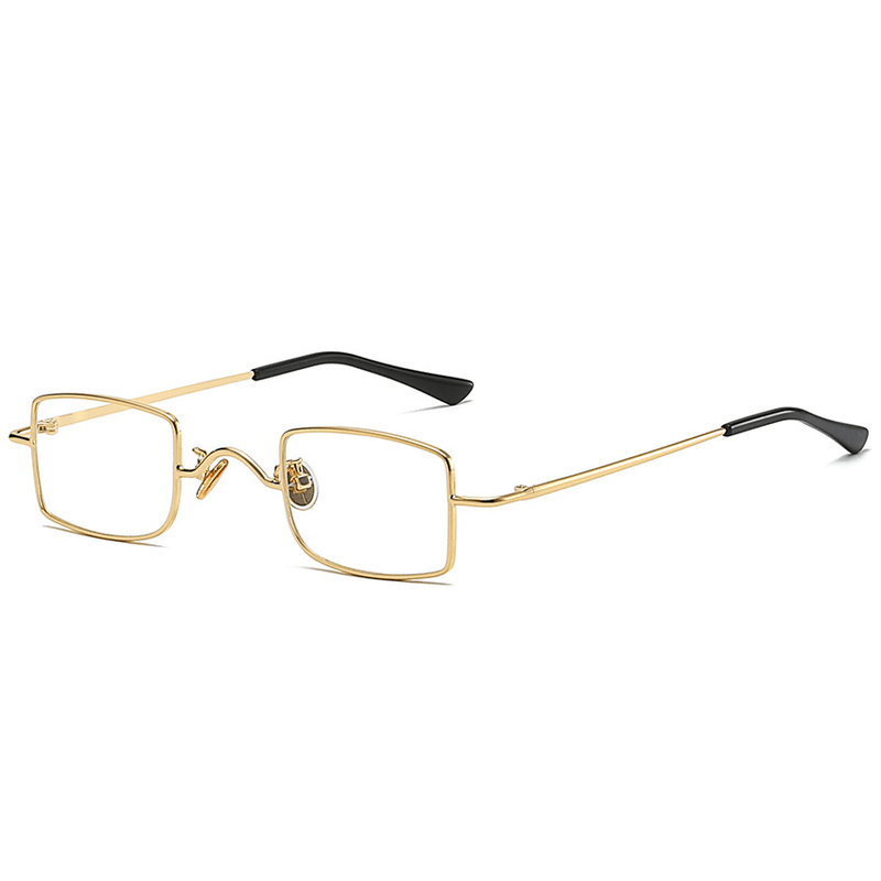 Metal mini small frame retro sunglasses, view 3 - MRSLM