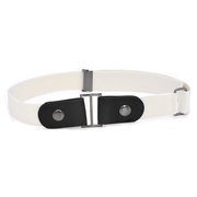 Faux leather slim stretch belt, view 4 - MRSLM