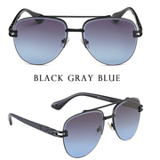 women's retro round frame sunglasses, view 8 - MRSLM