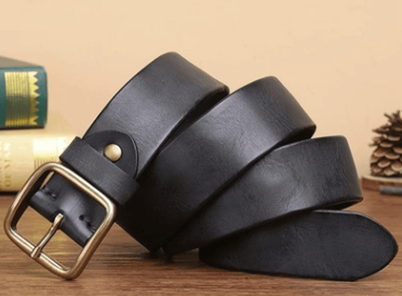 Men's cowhide leather belt - MRSLM