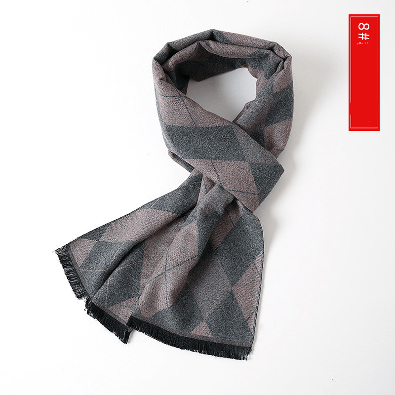 Men'S Extended Cashmere All-Match Warm Scarf - MRSLM