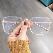 unisex TR90 square anti-blue light glasses, view 3 - MRSLM