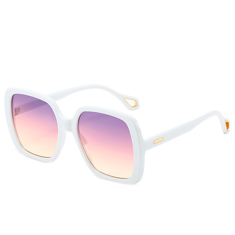 Women's retro square sunglasses, view 3 - MRSLM