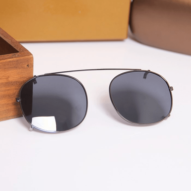 polarized clip-on driving sunglasses, view 2 - MRSLM