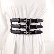 Women's super wide elastic belt, view 4 - MRSLM