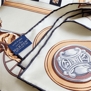 women's mulberry silk twill square scarf, view 5 - MRSLM