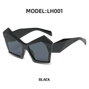women's polygon fashion sunglasses, view 9 - MRSLM