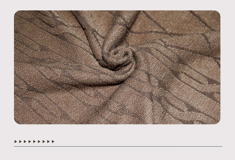 pure color knitted cape shawl, view 6 - MRSLM