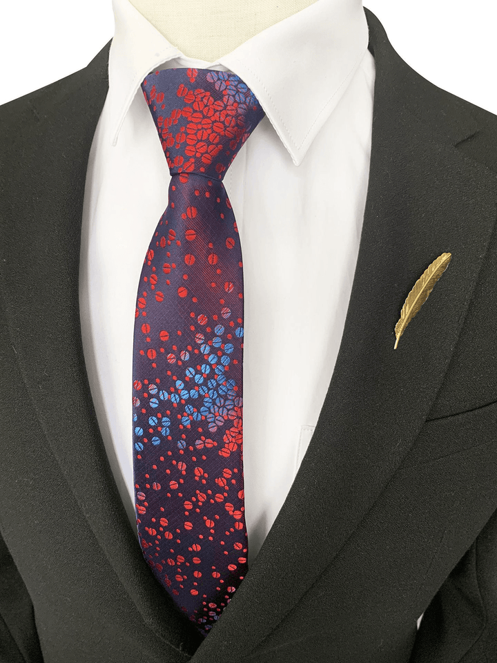 Silk Jacquard Tie Business Formal Wear Corporate Logo - MRSLM