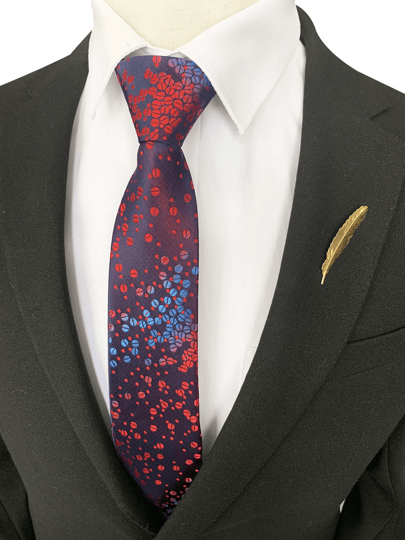 men's jacquard tie, view 5 - MRSLM