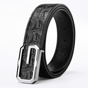 men's cowhide formal belt, view 3 - MRSLM